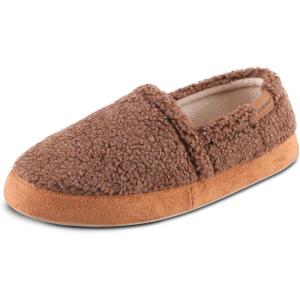 image:imageisotoner Mens Berber Aspen Closed Back Slippers With Memory Foam Comfort and Breathable LiningCognac