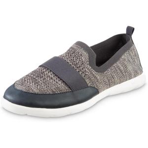 image:imageisotoner Zenz Mens Loafer Slippers Recycled Lightweight Sport Knit Summer SlipOnsDark Charcoal