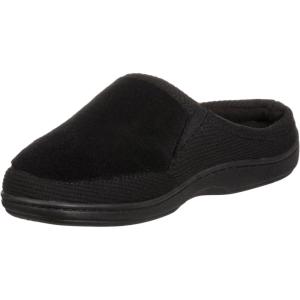 image:imageisotoner mens Microterry and Waffle Travis Slipon HoodbackBlack