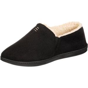 image:imageisotoner mens Recycled Microsuede Nigel Eco Slippers With Advanced Memory Foam and Berber LiningBlack