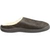 image:imageisotoner Mens Pebble Microsuede Hoodback SlipperBrown