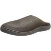 image:imageisotoner Mens Pebble Microsuede Hoodback SlipperBrown