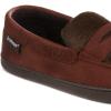 image:imageIsotoner Mens Faux Suede Memory Foam Moccasin Slippers Brown 1112 Medium D