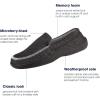 image:imageisotoner Chandler Mens Moccasin Slippers Memory Foam IndoorOutdoor SoleBlack