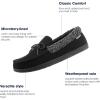image:imageisotoner Mens Gabriel Moccasin Slipper with IndoorOutdoor Sole Black
