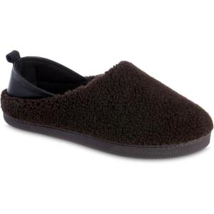 image:imageisotoner Mens Garrett Closed Back Slippers With Recycled Berber and Memory Foam Medium Dark Chocolate