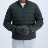 image:imageisotoner mens Water Repellent Stretch Fleece Lined GlovesDark Charcoal Heather
