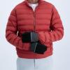 image:imageisotoner mens Water Repellent Tech Stretch Touchscreen Gloves With Velcro ClosureBlack