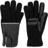 image:imageisotoner mens Water Repellent Tech Stretch Touchscreen Gloves With Velcro ClosureBlack