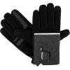image:imageisotoner mens Water Repellent Tech Stretch Touchscreen Gloves With Velcro ClosureBlack