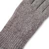 image:imageisotoner womens Warm Plush Lined Chenille Touchscreen Gloves  Solid and Snowflake PatternAsh Grey Solid