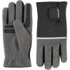 image:imageisotoner mens Water Repellent Tech Stretch Touchscreen Gloves With Velcro ClosureHeather Grey