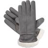 image:imagesmartDRI Microsuede Flip Top Mitten wStitching Detail SherpasoftAsh Grey Glove