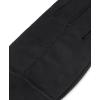 image:imagesmartDRI Microsuede Flip Top Mitten wStitching Detail SherpasoftBlack Glove