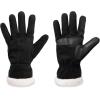 image:imagesmartDRI Microsuede Flip Top Mitten wStitching Detail SherpasoftBlack Glove