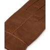 image:imagesmartDRI Microsuede Flip Top Mitten wStitching Detail SherpasoftCognac Glove