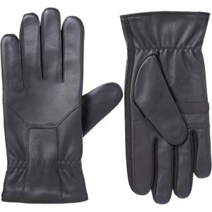 image:imageisotoner Mens Water Repellent Leather GloveBlack