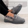 image:imageIsotoner Womens Microsuede Moccasin Slippers NonSlip IndoorOutdoor Memory Foam Machine WashableWoodberry