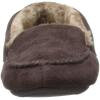 image:imageisotoner Womens Moccasin Slipper with FauxFurChocolate