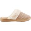 image:imageisotoner Womens Striped Chenille Ann Clog SlippersSand Trap