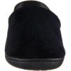 image:imageisotoner womens Terry and Satin Slip on Cushioned Slipper With Memory Foam for IndoorOutdoor ComfortBlack