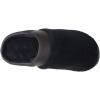 image:imageisotoner womens Terry and Satin Slip on Cushioned Slipper With Memory Foam for IndoorOutdoor ComfortBlack