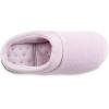 image:imageisotoner womens Terry and Satin Slip on Cushioned Slipper With Memory Foam for IndoorOutdoor ComfortPetal Pink