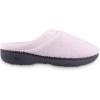 image:imageisotoner womens Terry and Satin Slip on Cushioned Slipper With Memory Foam for IndoorOutdoor ComfortPetal Pink