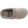 image:imageisotoner womens Terry and Satin Slip on Cushioned Slipper With Memory Foam for IndoorOutdoor ComfortStone