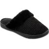 image:imageisotoner Womens Striped Chenille Ann Clog SlippersBlack