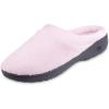 image:imageisotoner womens Terry and Satin Slip on Cushioned Slipper With Memory Foam for IndoorOutdoor ComfortPetal Pink