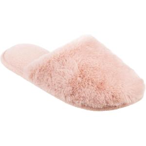 image:imageisotoner Womens Faux Fur Laurel Clog Slippers Pink Pearl 657