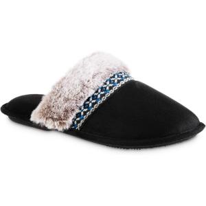 image:imageisotoner Womens Microsuede Aria Clog SlippersBlack