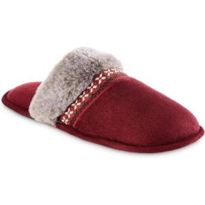 image:imageisotoner Womens Microsuede Aria Clog SlippersChili Pepper