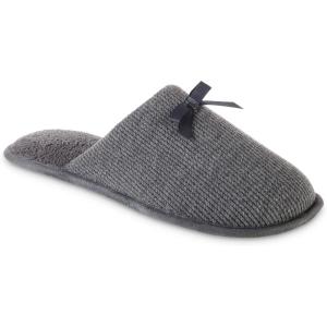 image:imageisotoner Womens Waffle Knit Clog SlippersDark Charcoal