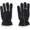 image:imageIsotoner Mens Microsuede Winter Glove with Faux Shearling OutseamBlack