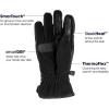 image:imageIsotoner Mens Smart Dri Fleece Lined Touch Screen Winter Gloves Dark Gray Medium