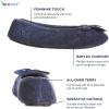 image:imageIsotoner Womens Classic Terry Ballerina Slipper Soft Breathable Terry Lined Satin Bow Secure FitNavy Blue