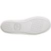 image:imageIsotoner Womens Classic Terry Ballerina Slipper Soft Breathable Terry Lined Satin Bow Secure FitWhite Stripe