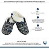 image:imageIsotoner Womens Heritage Fairisle Knit Hoodback SlipperBlack