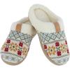 image:imageIsotoner Womens Heritage Fairisle Knit Hoodback SlipperMulti
