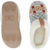 image:imageIsotoner Womens Heritage Fairisle Knit Hoodback SlipperMulti