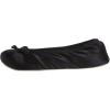 image:imageIsotoner Womens Satin Ballerina Slippers with Classic Ribbon Bow and Suede SoleBlack