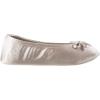 image:imageIsotoner Womens Satin Ballerina Slippers with Classic Ribbon Bow and Suede SoleSand Trap Soft Tie Bow