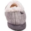 image:imageisotoner Marisol Microsuede Womens Slippers Memory Foam IndoorOutdoor SoleHeather Grey