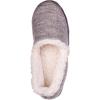 image:imageisotoner Marisol Microsuede Womens Slippers Memory Foam IndoorOutdoor SoleHeather Grey
