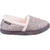 image:imageisotoner Marisol Microsuede Womens Slippers Memory Foam IndoorOutdoor SoleHeather Grey
