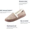 image:imageisotoner Marisol Microsuede Womens Slippers Memory Foam IndoorOutdoor SoleOatmeal Heather