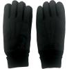 image:imageisotoner Mens Black Cuffed Microfiber Gloves
