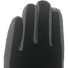 image:imageisotoner Mens Black amp Gray Smartouch Gloves Touchscreen Tech amp Text Medium